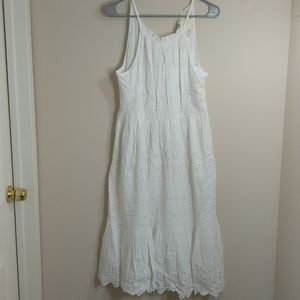 NWT Anthropology Maeve white crochet dress